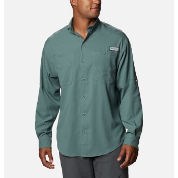 Columbia Muške Košulje - PFG Tamiami II Long Sleeve Zelene | FWAY-04695